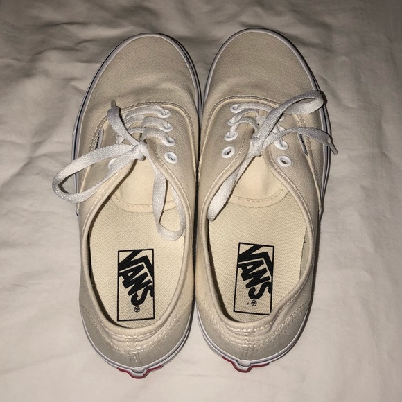 vans cream laces
